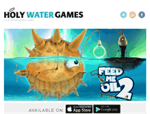 Tablet Screenshot of holywatergames.com